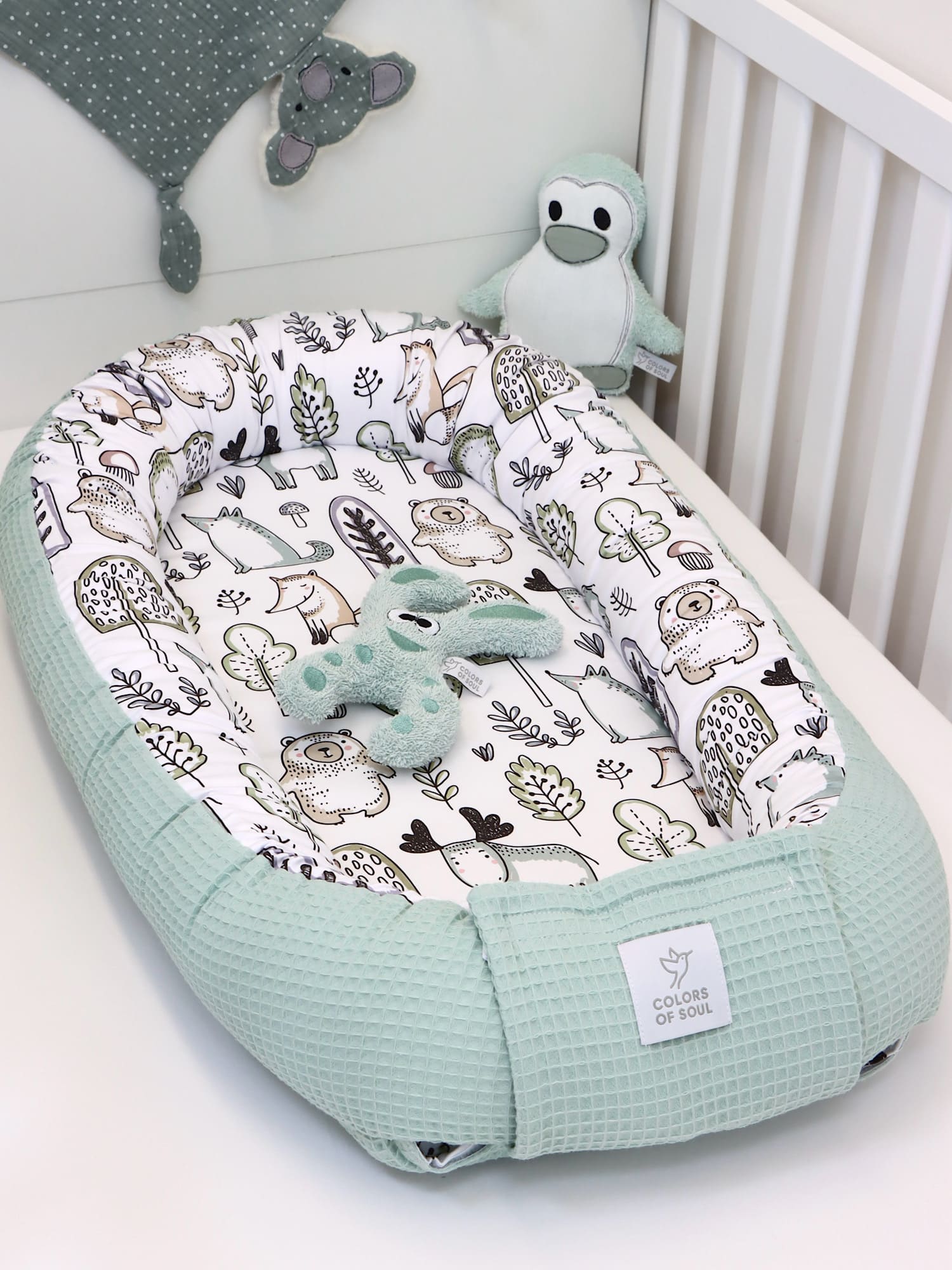 Babynestchen mit herausnehmbarer PUR-Schaummatratze – Detailansicht