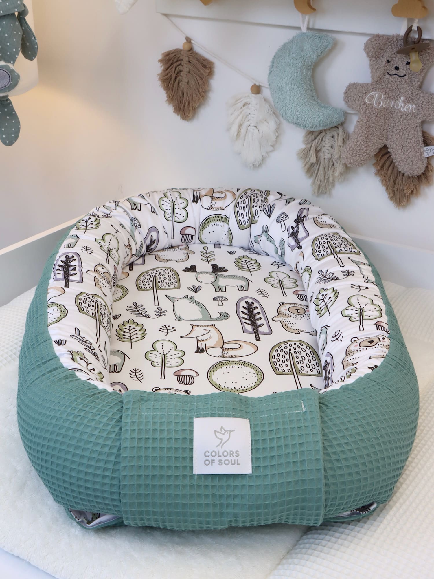 Babynestchen als mobiler Liegeplatz für Neugeborene – Naturdesign