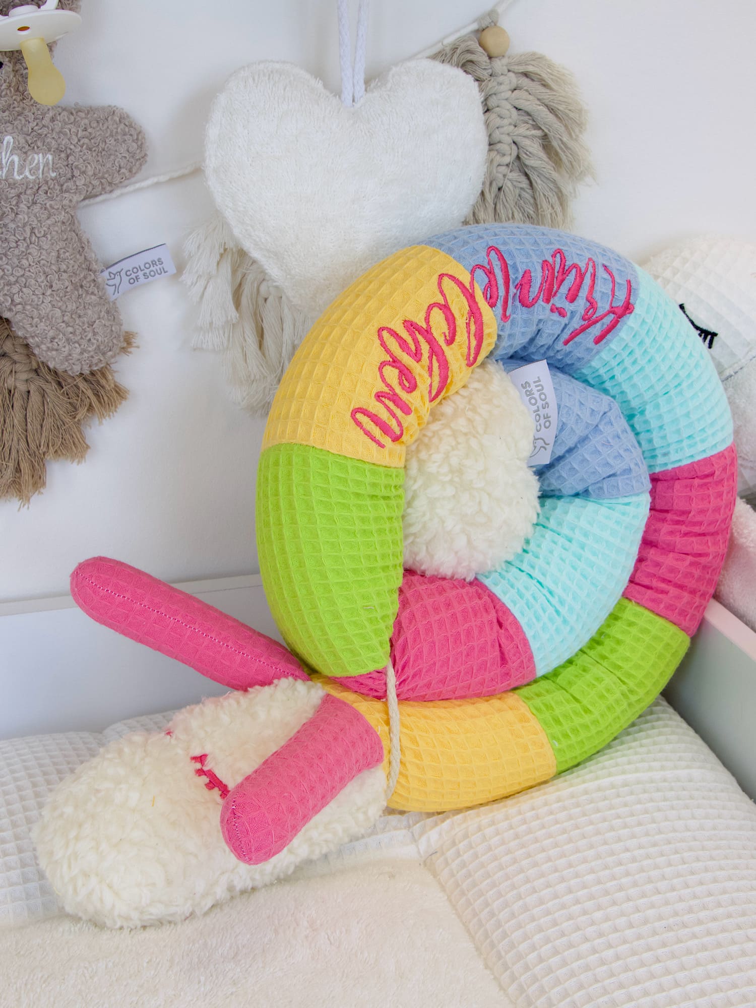 Mini Puckschnecke - hellgelb, grün, pink, hellblau, blau