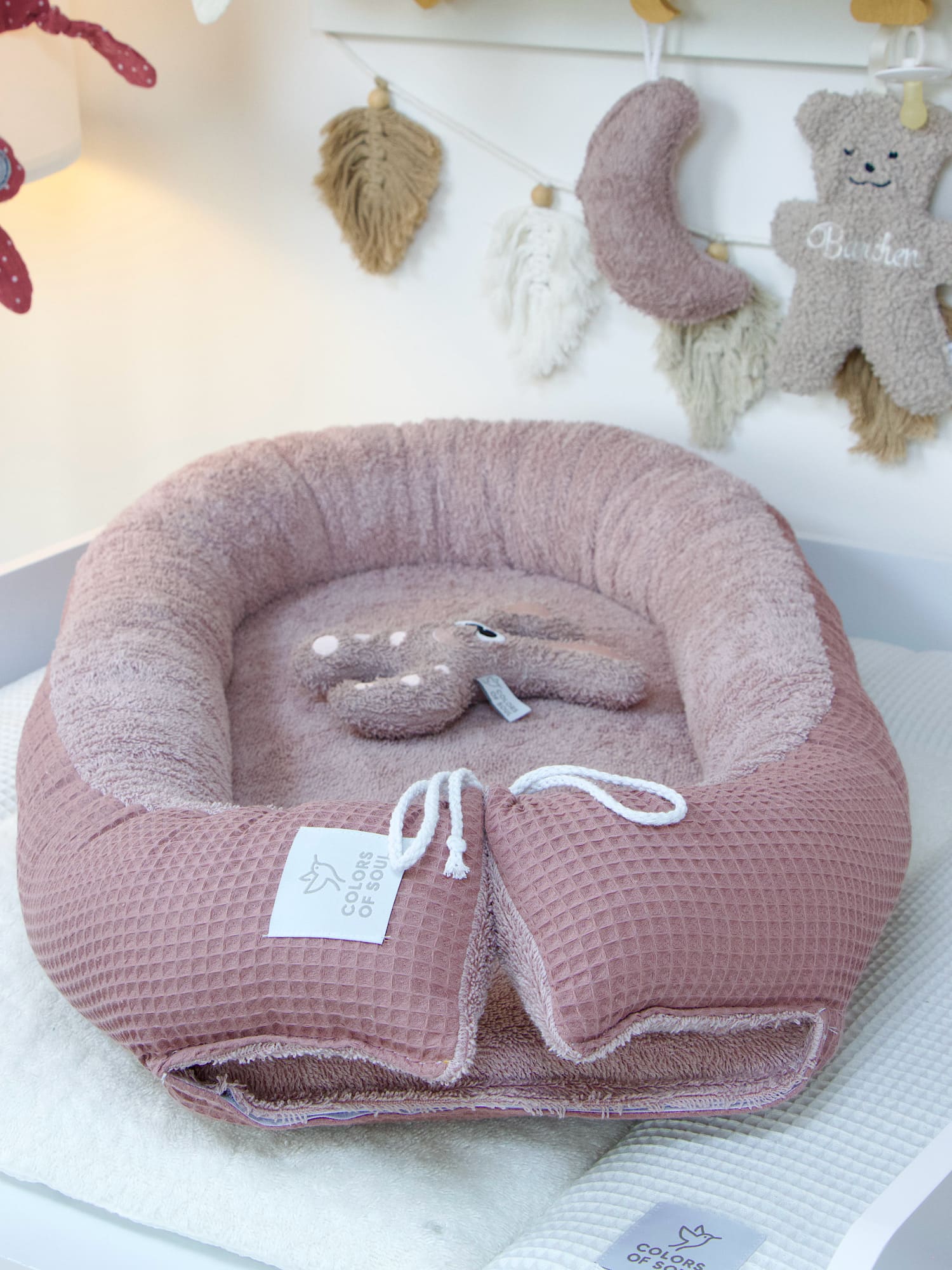 Zartes Babynest Altmalve – perfekte Mischung aus weichem Frottee und feinem Waffelpique für höchsten Komfort