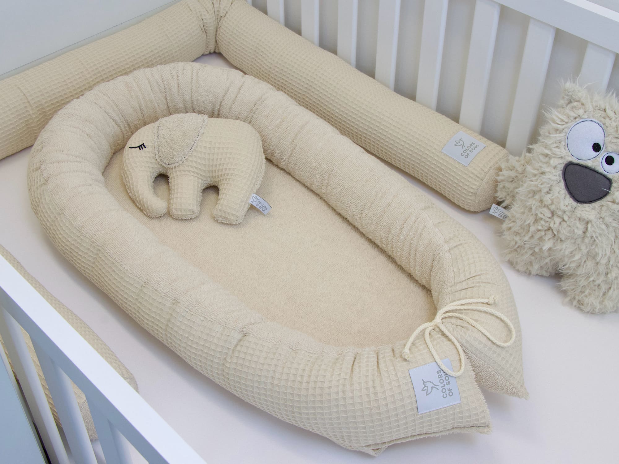 Babyerstausstattung Set S - Waffelpique, Frottee