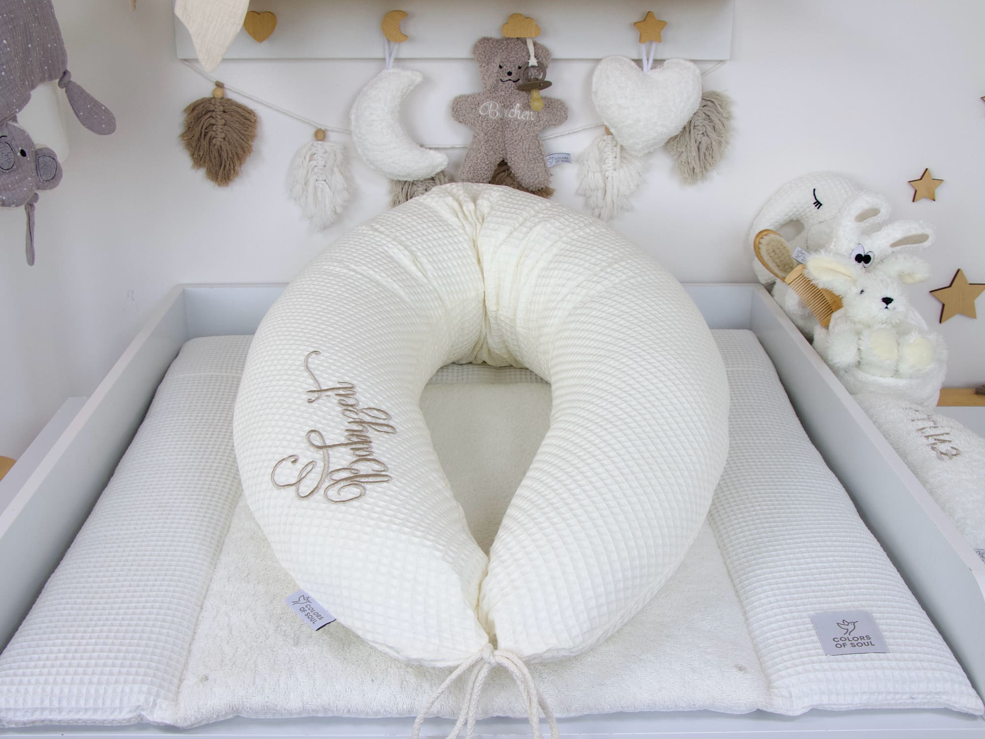 Personalisiertes Stillkissen Creme