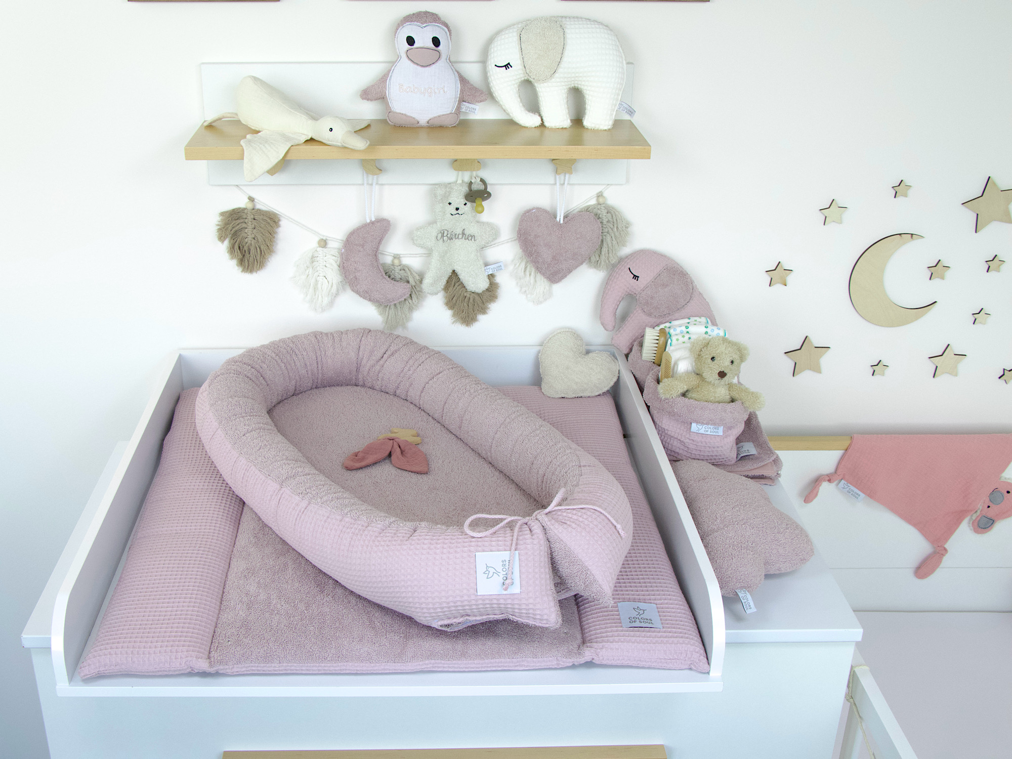 Baby Erstausstattung Set XL - Waffelpique, Frottee