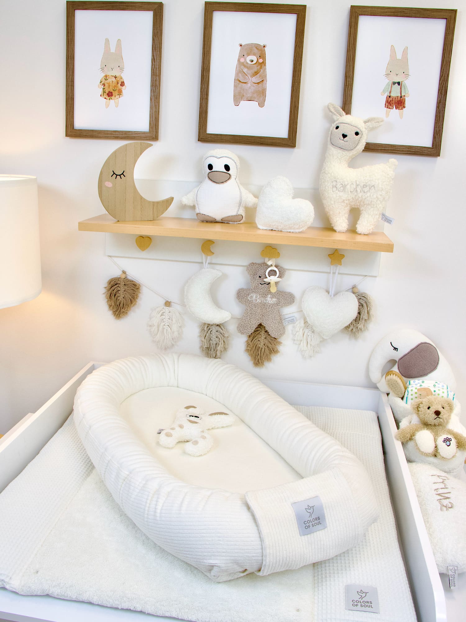 Babynestchen - Cord creme / Baumwollfleece creme