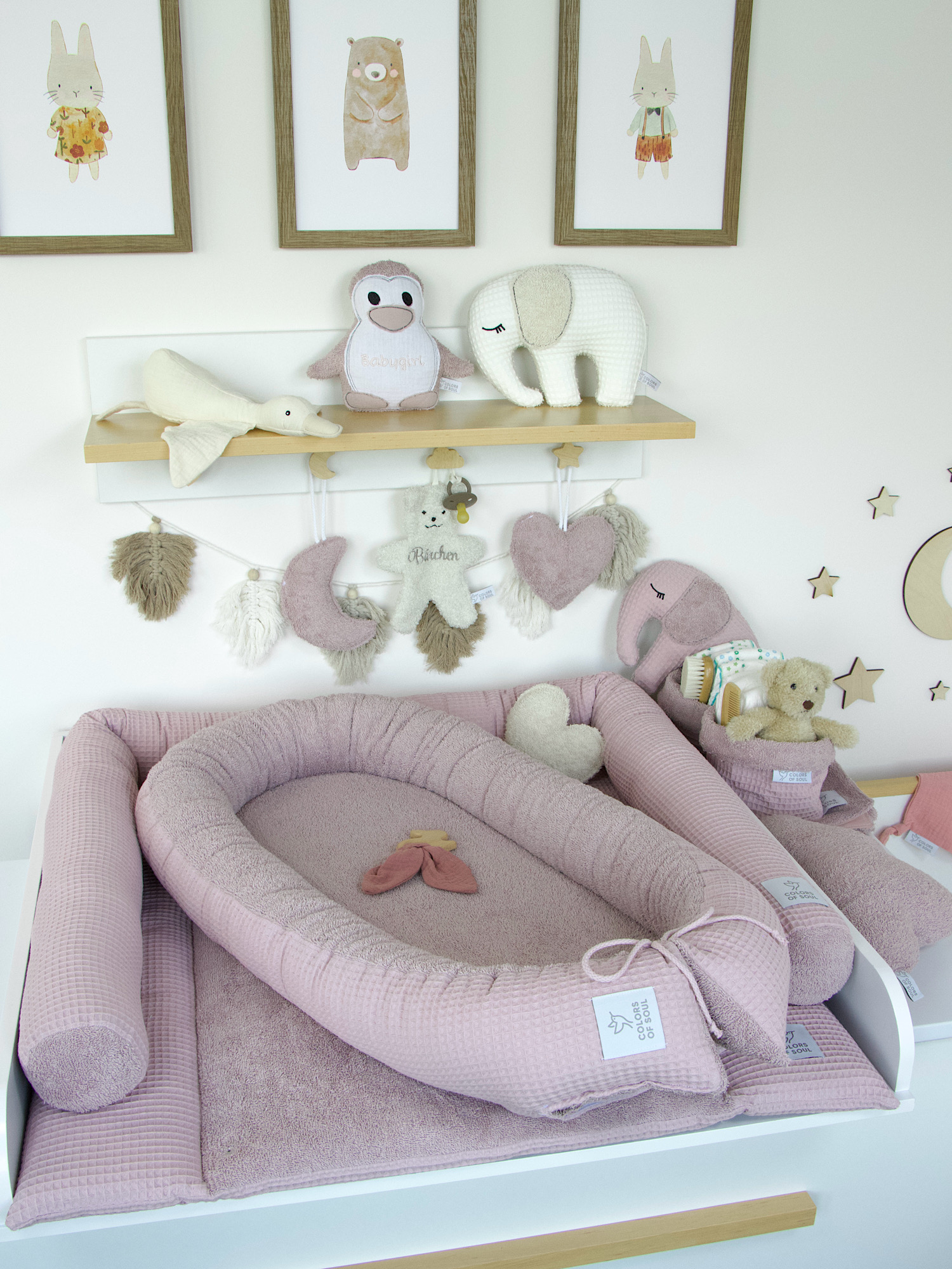 Baby Erstausstattung Set XL - Waffelpique, Frottee
