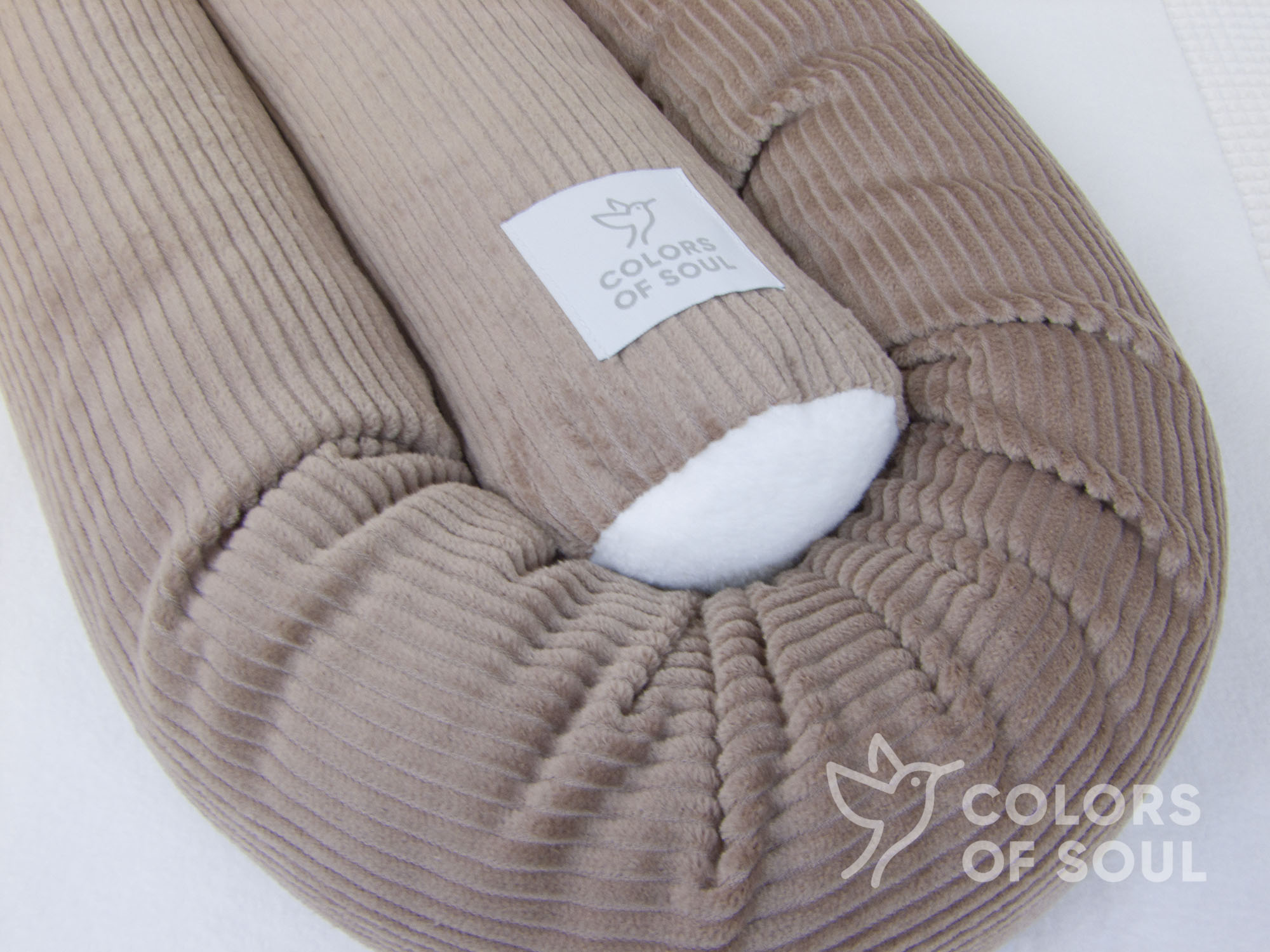 Bettschlange Cord camel