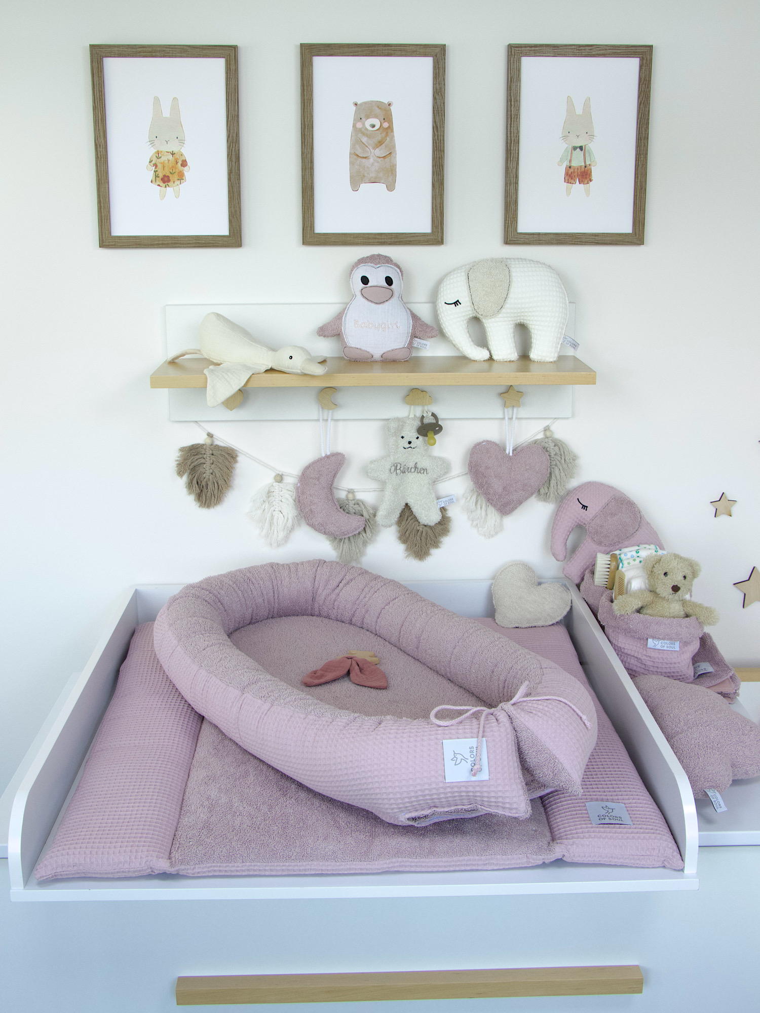 Baby Erstausstattung Set XL - Waffelpique, Frottee