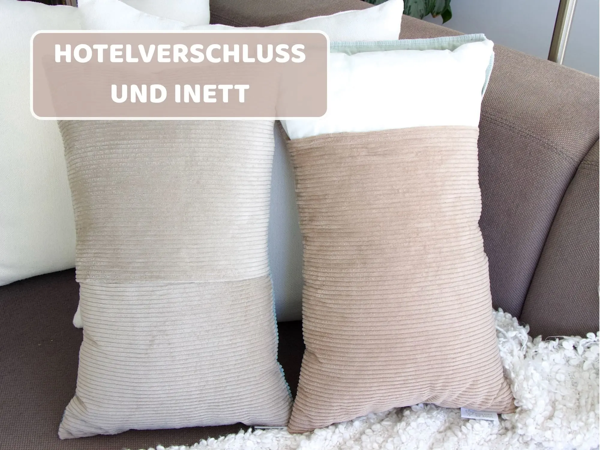 Dekokissen mit Füllung