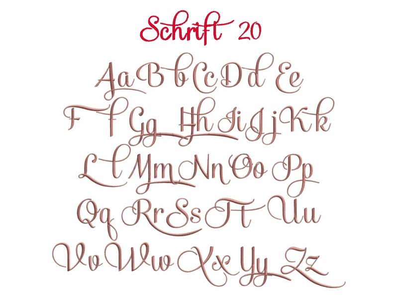 Stickschtift 20