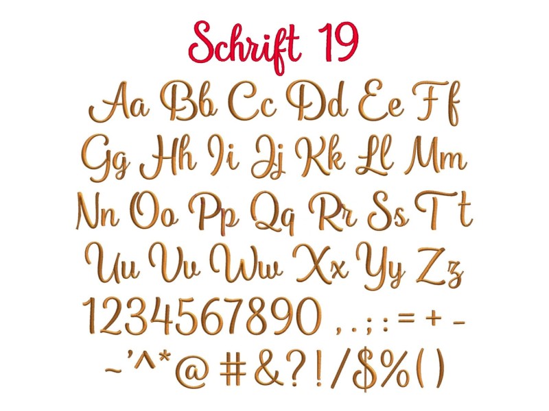 Stickschtift 19