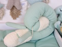 Puckschnecke Waffelpique - hellmint