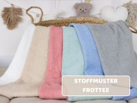 Stoffmuster Frottee