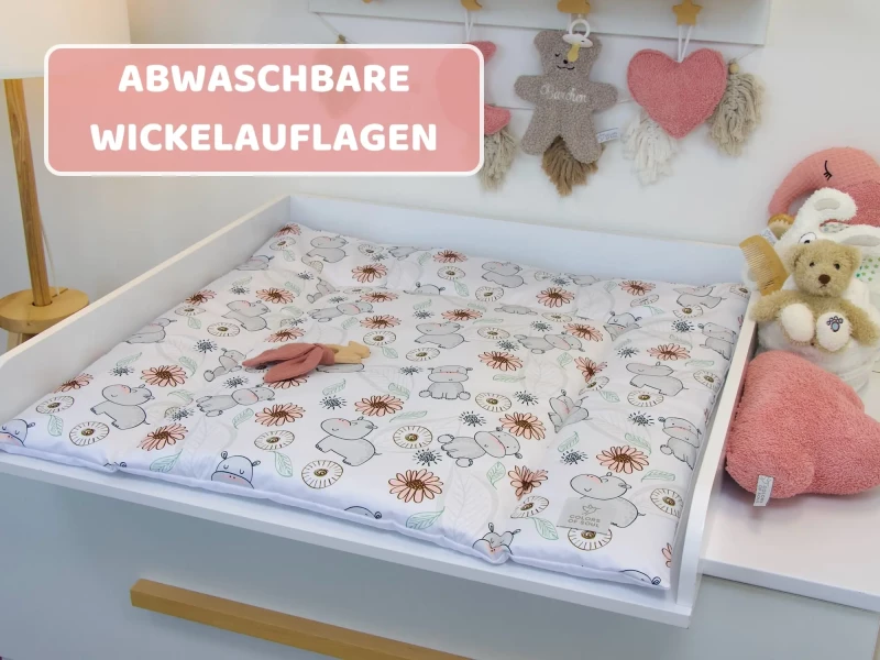 Abwaschbare Wickelauflagen