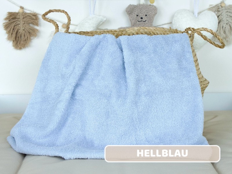 Frottee hellblau