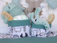 Utensilo - Waldfreunde / Waffelpique altgrün