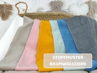 Stoffmuster Kord