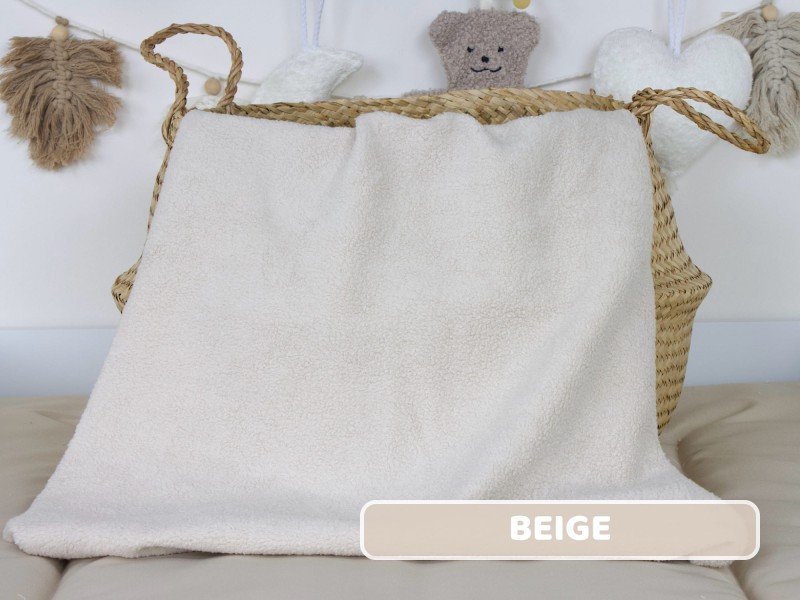 Baumwollfleece beige