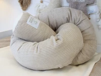 Bettschlange Cord Hellbeige fürs Babybett
