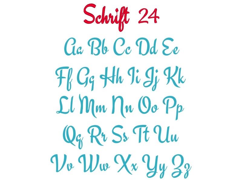 Stickschtift 24