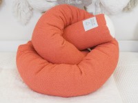 Bettschlange Waffelpique BeBe pfirsich