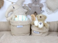 Utensilo - Frottee beige / Waffelpique beige