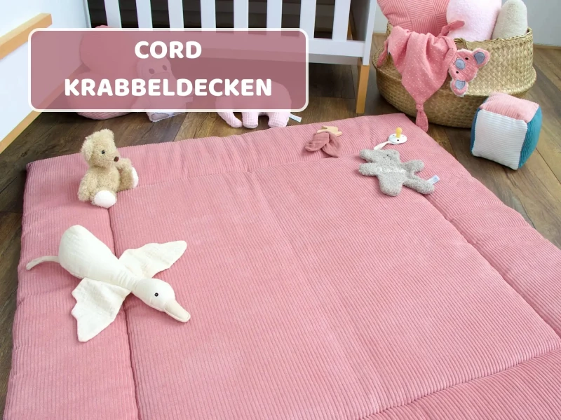 Cord Krabbeldecken – handgefertigt & personalisierbar