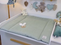 Wickeltischauflage Cord mint