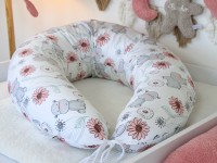 Stillkissen, Seitenschläferkissen 190cm - niedliche Nilpferde