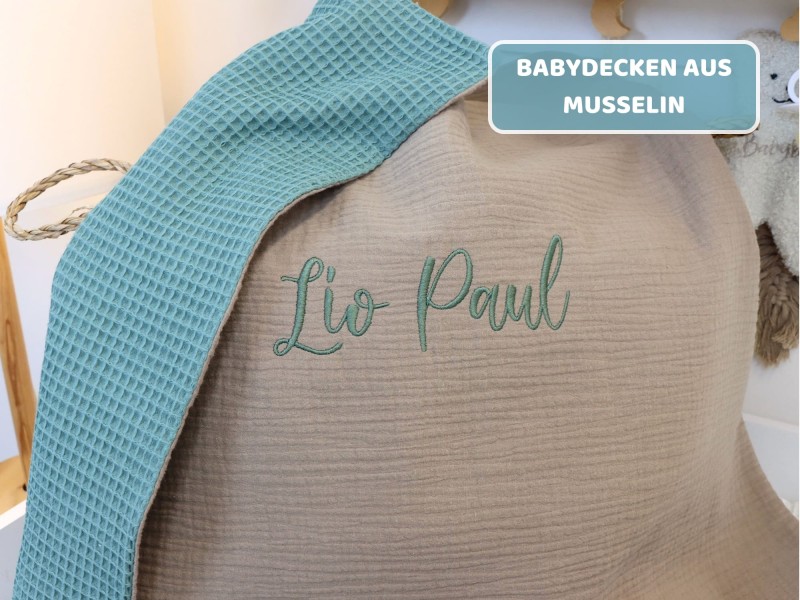 Babydecke aus Musselin