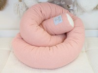 Bettschlange Waffelpique BeBe rosa