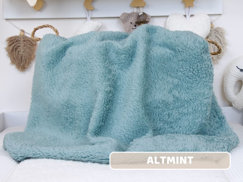 Teddyplüsch altmint