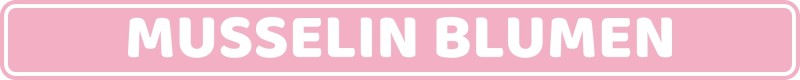 Musselin Blumen