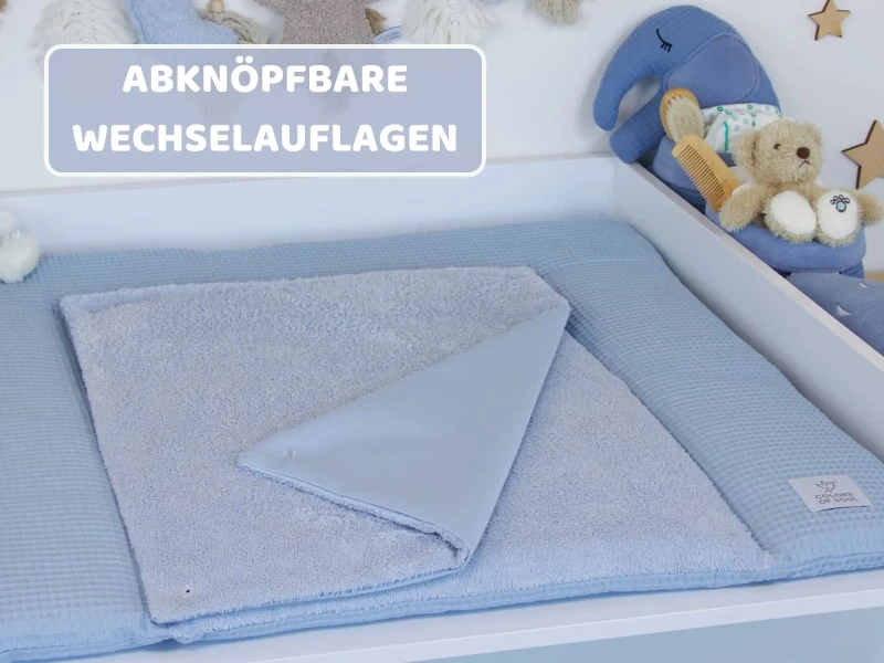 Separate abknöpfbare Wechselauflagen