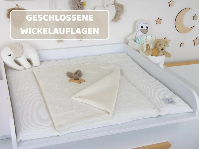 geschlossene Wickelauflagen