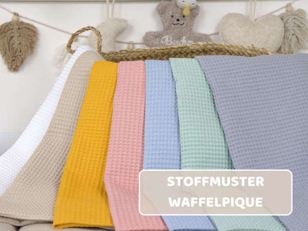 Stoffmuster Waffelpique