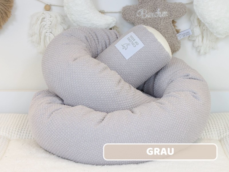 Waffelpique BeBe grau