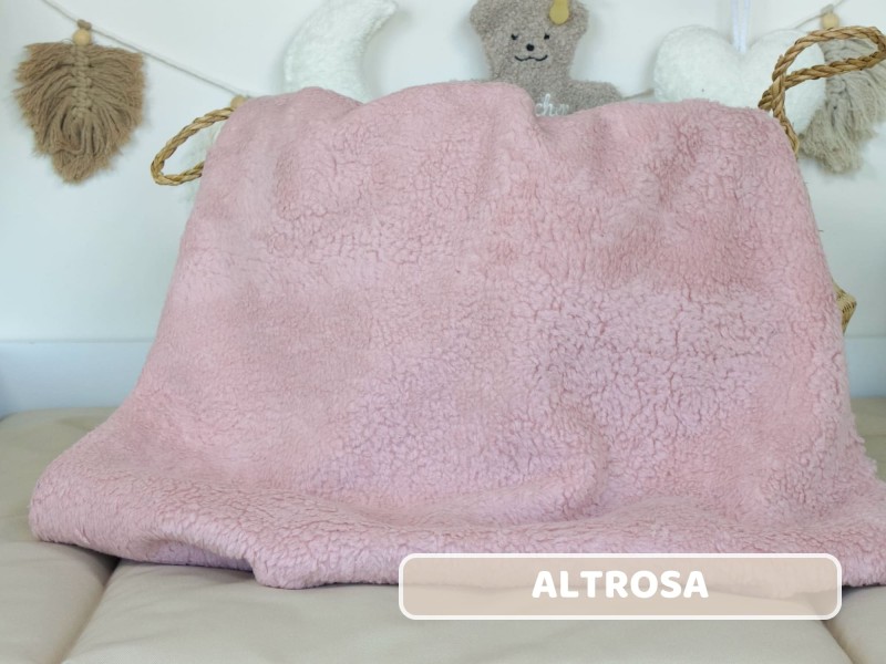 Teddyplüsch altrosa