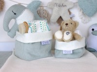 Stoffkörbchen Wickeltisch - handgemacht