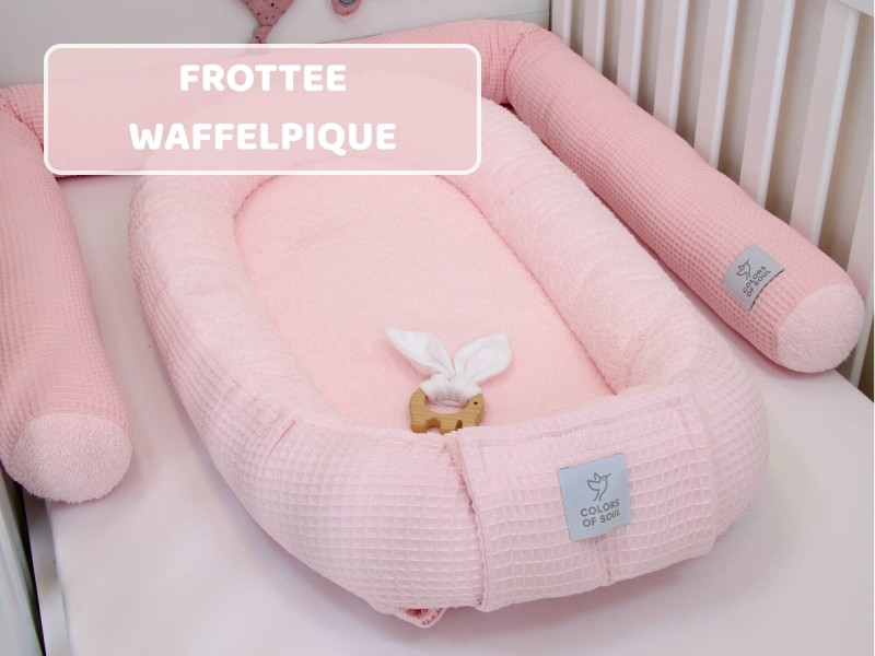 Frottee und Waffelpique