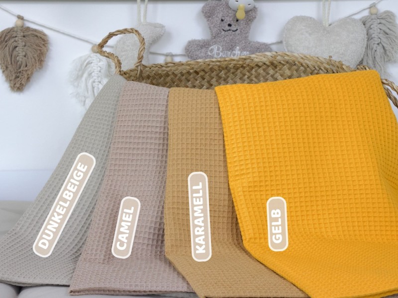 Waffelpique braun Farben