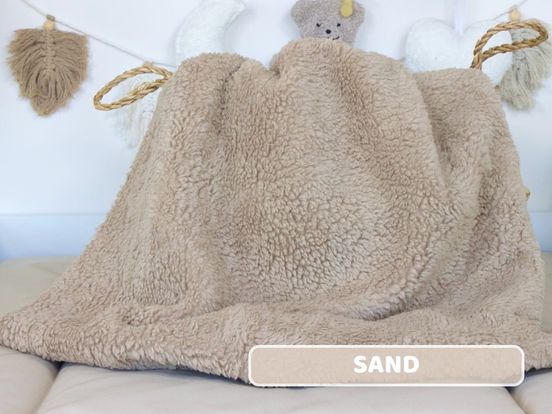 Teddyplüsch sand