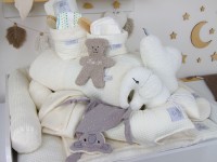 Baby Erstausstattung Set XL - Waffelpique, Frottee