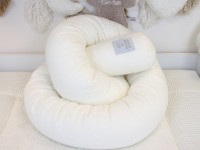 Bettschlange Waffelpique BeBe creme