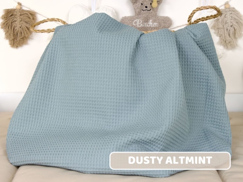 Waffelpique - dusty altmint