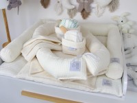 Babyerstausstattung Set S - Waffelpique, Frottee